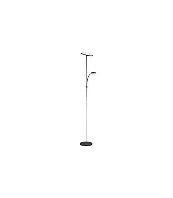 Lámpara de pie led modelo Elton acabado negro, 117cm(alto) 26cm(ancho)