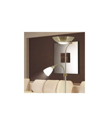 Lámpara de pie modelo Adal en acabado cuero 180 cm(alto) 28 cm(ancho) 42 - Foto 3