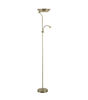 Lámpara de pie modelo Adal en acabado cuero 180 cm(alto) 28 cm(ancho) 42