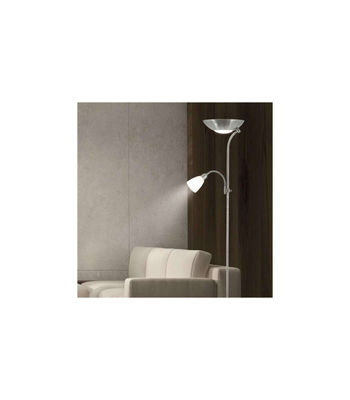 Lámpara de pie modelo Adal en acabado niquel satinado 180 cm(alto) 28 cm(ancho) - Foto 3