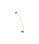 Lámpara de pie modelo Antia acabado latón, 149cm(alto) 23cm(ancho) 55cm(largo) - 1