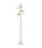 Lámpara de pie modelo Maena acabado balnco/cuero 150 cm(alto)31 cm(ancho)31 - 1