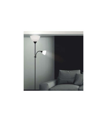 Lámpara de pie negro modelo Milo 2 luces 180 cm(alto) 50 cm(ancho)25 cm(fondo - Foto 3