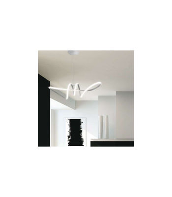 Lámpara de techo led modelo Irene acabado negro acabado plata 32 cm(alto) 77 - Foto 2