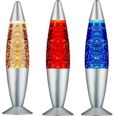 Lámpara Glitter Lava Papelitos Brillan Luz We Houseware - Foto 2