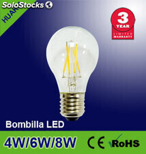 Lampara led Bombilla led 4W(Transparente）
