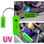Lámpara portátil cob ultravioleta flexible con base imantada jbm 53530 - Foto 5