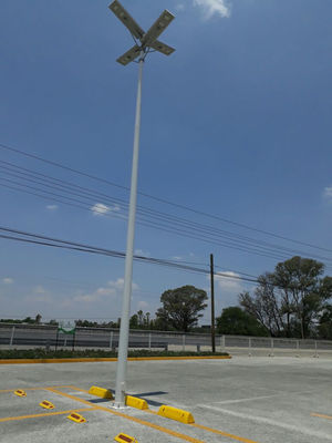 lampara solar 50w integral instalada con poste 7ma - Foto 5