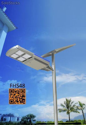 Lampara solar integrada todo en uno fhs48 - Foto 5
