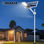 Lámpara solar LED 100W lámpara solares calle economíco lámpara exterior solar - 1