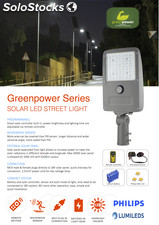 Lampara solar led 15W -1900Lm tecnologia philips /greenpowe