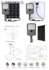 Lampara solar led 20W -2800Lm tecnologia philips /greenpower