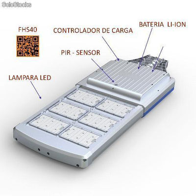 Lampara solar led integrada todo en uno fhs40 - Foto 4