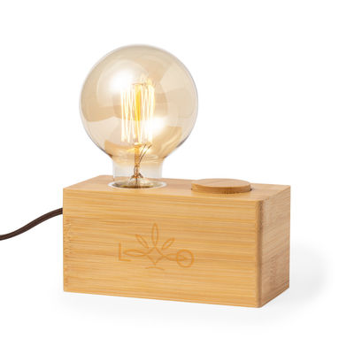 Lámpara vintage fabricada en bambú - Foto 3