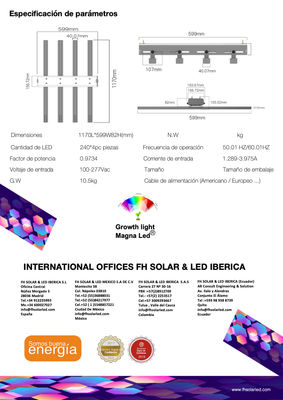Lámparas de crecimiento para invernaderos Luces led / Magna led AEG340W PLUS - Foto 3