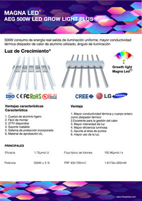 Lámparas de crecimiento para invernaderos Luces led / Magna led AEG500W PLUS