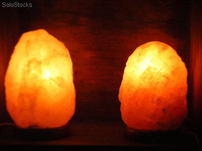 Lámparas de sal del Himalaya