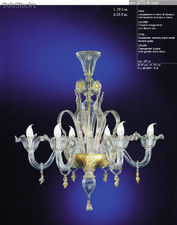 lamparas en vidrio artistico de Murano original,made in Italy