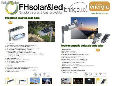 lamparas Solar led Integradas 20w/30w - Foto 4