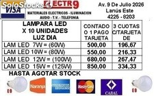 lamparas y tubos de led materiales electricos en general e iluminacion