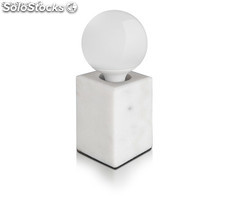 Lampe Ã poser rectangulaire en marbre - 3 tempÃ©ratures de couleur - LED 10 W