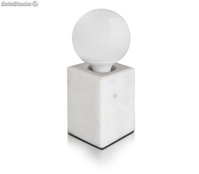 Lampe Ã poser rectangulaire en marbre - 3 tempÃ©ratures de couleur - LED 10 W