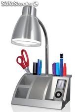 Lampe de bureau avec dock iPod et enceinte intégrée