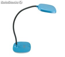 Lampe de bureau flexible LED 7 W - Bleu