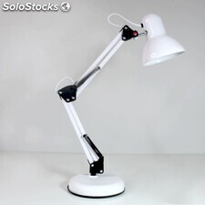 Lampe de Bureau flexible Luxo blanche