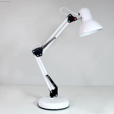 Lampe de Bureau flexible Luxo blanche