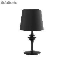 Lampe de table en bois laqué