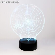 Lampe de table Halloween 3D - araignée