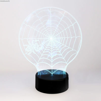 Lampe de table Halloween 3D - araignée