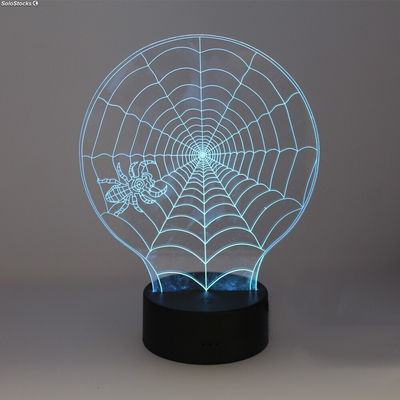 Lampe de table Halloween 3D - araignée - Photo 2