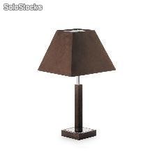 Lampe de table Tan e14 bois et détail métal