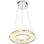 Lampe en crystal suspendu à LED en forme d&amp;#39;anneau 13 W - Photo 2