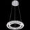 Lampe en crystal suspendu à LED en forme d&amp;#39;anneau 13 W - Photo 4