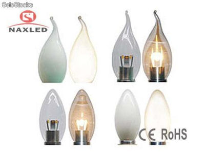 Lampe led e14 3w, candle bulb