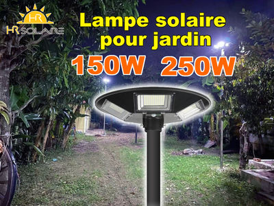 Lampe solaire Jardin 250W - Photo 4