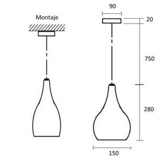 Lampe suspendue LEDs Décorative - Photo 4