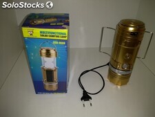 Lanterna camping recarregável 3W+8 led ref-gsh-9688