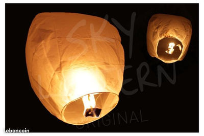Lanternes volantes Biodégradables - Photo 4