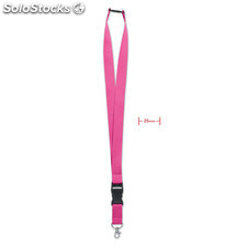 Lanyard 25mm gancho de metal rosa choque MIMO9661-38