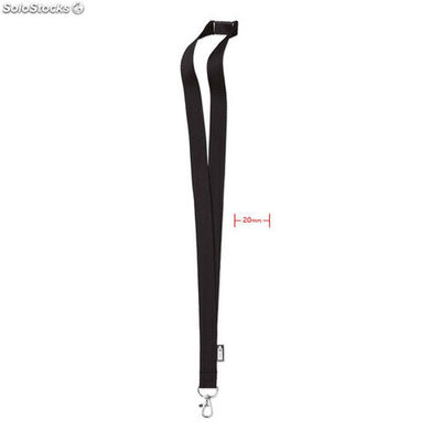 Lanyard in rpet nero MIMO6100-03