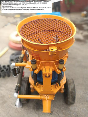 Lanzadora de Concreto AJM 5 m3/h Motor a Diesel - Foto 5