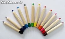 lapices de cera de 12colores set de arte