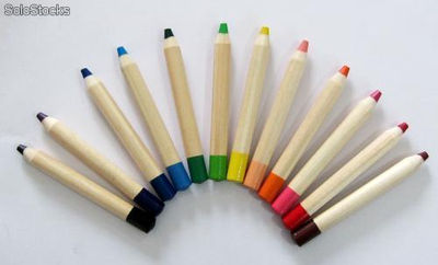 lapices de cera de 12colores set de arte