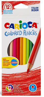 Lapices de colores carioca 12 unidades