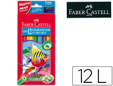 Lapices de colores faber castell acuarelables caja de 12 unidades colores