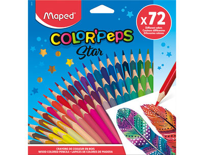 Lapices de colores maped color peps star caja de 72 colores surtidos - Foto 2